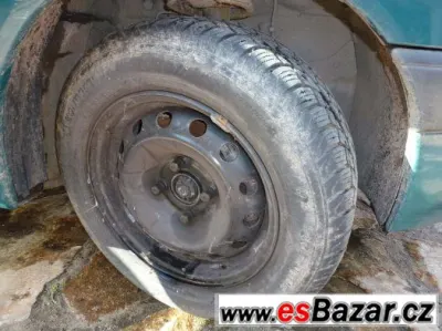 Disky 5,5Jx14 4x100+zim pneu 185/65 R14 Peugeot, Citroen, Da