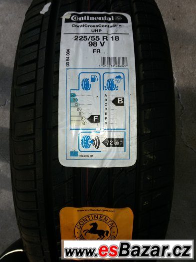 Pneumatiky continental,225/55R18, – fotografie 1