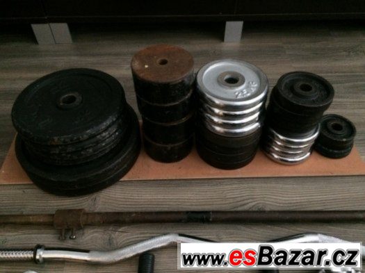 Sada činek 108 kg – fotografie 2