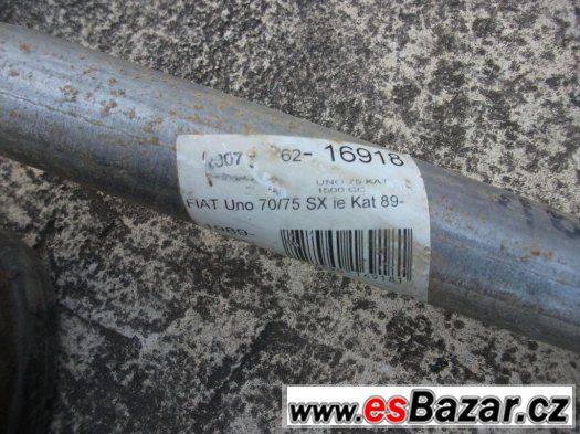fiat uno 70/ 75 sx ie kat 89- výfuk – fotografie 3