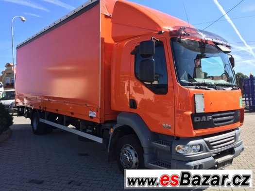 DAF LF 55.280,Euro 5,valník ,lůžko,hyd.plošina 1,5 tuny. – fotografie 1