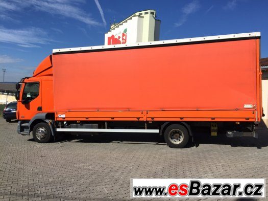 DAF LF 55.280,Euro 5,valník ,lůžko,hyd.plošina 1,5 tuny. – fotografie 4
