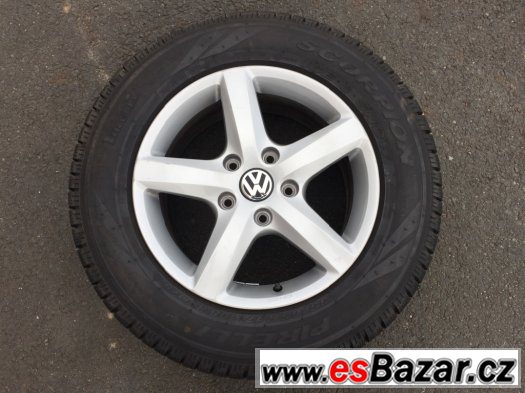 Alu kola original  s pneu 95% na vw  tuareg a dalsi...s pneu – fotografie 1