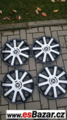 4x poklice 16" (logo mercedes - možnost logo sundat) - nové