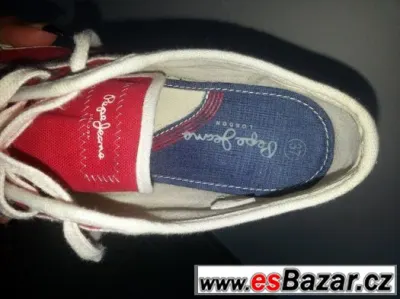 Červené tenisky Pepe Jeans