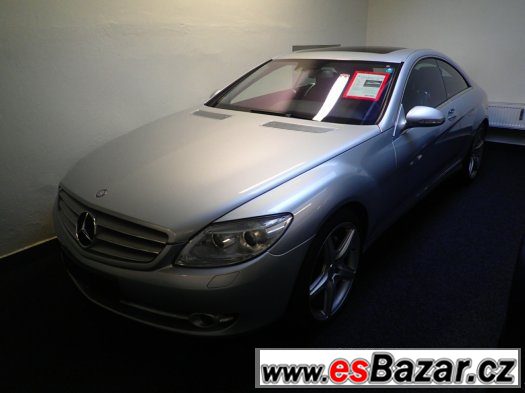 Mercedes Benz CL500 - rok 7/2008, nejeto 118 tis km – fotografie 1