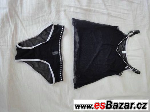 nové průsvitné sexy pyžamo, prsa 36cm, pas 46cm, kalhotky v – fotografie 1