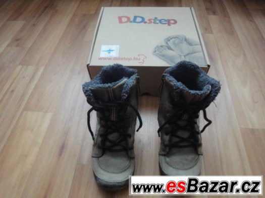 Značkové dětské zimní boty D.D.Step vel. 28. Délka stélky cc – fotografie 1