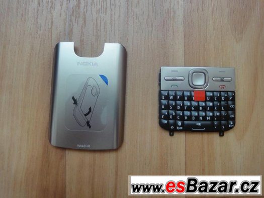 Nová, originální klávesnice a zadní kryt na Nokia E5, žádná – fotografie 1