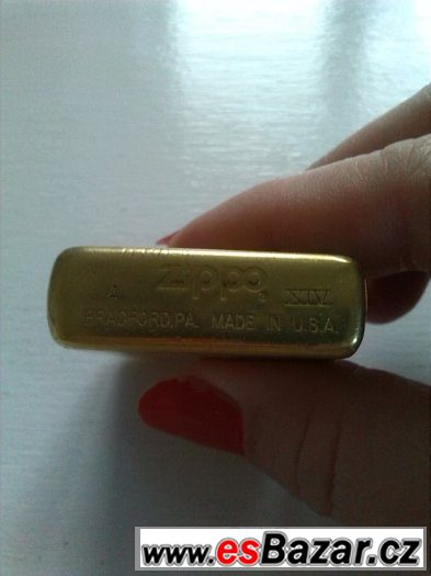 stary zapalovac ZIPPO MOSAZ – fotografie 2