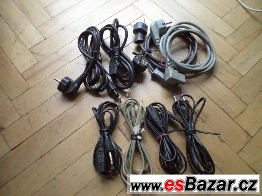 Prodám napájecí kabely k počítačům, USB kabely k tiskárnám – fotografie 1