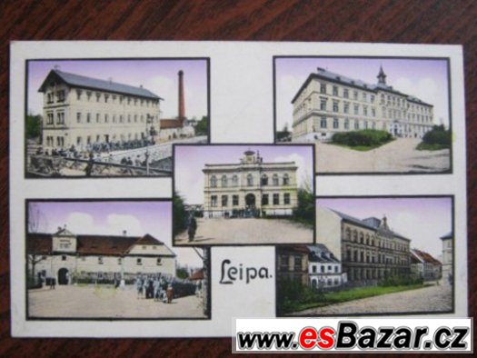 staré pohlednice pohledy Český Krumlov.Česká Lípa aj. – fotografie 3