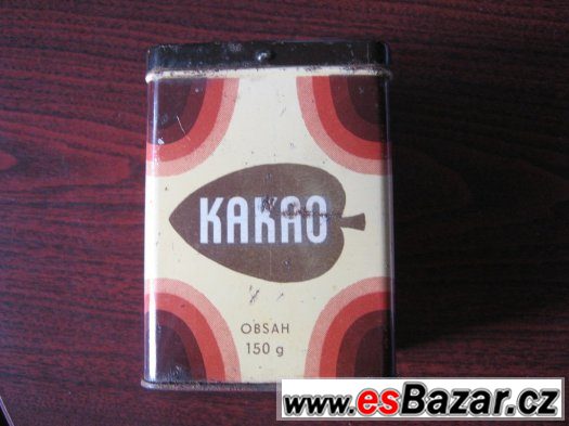 retro plechová krabička KAKAO – fotografie 2