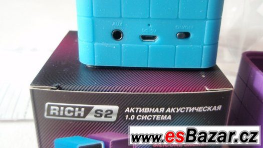 Bluetooth přenosný reproduktor audio bezdrátový 3,5jack nový – fotografie 2