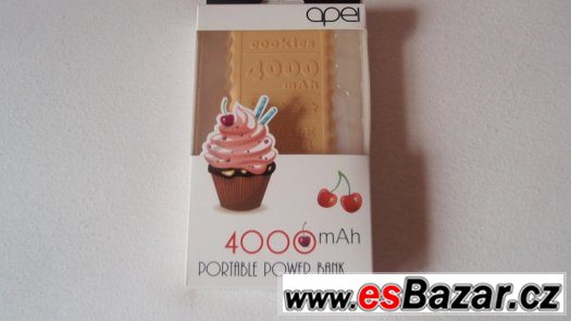 Externí baterie nabíječka PowerBank 4000mAh pro mobil, nová – fotografie 2