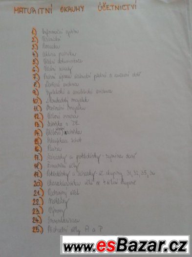 Prodám maturitní otázky – fotografie 4