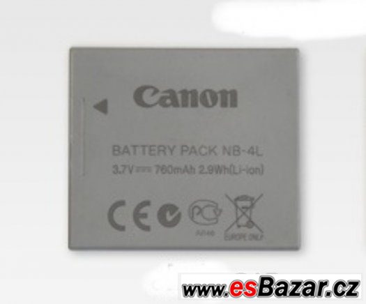 Canon NB-4L originální baterie – fotografie 1