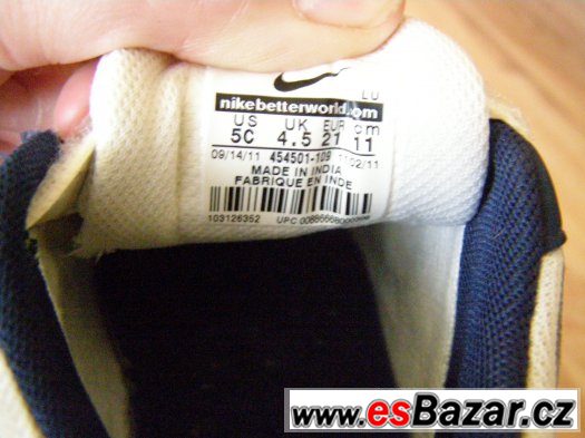 Nové tenisky Nike velikost 21 - délka stélky 11 cm – fotografie 5