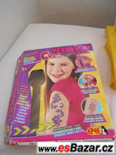 tetovací sada pro děti od zn: CreoClub – fotografie 2