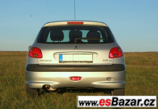 Peugeot 206 1.4HDi-50kw, 2005, klima, 6x airbag,nová STK – fotografie 5