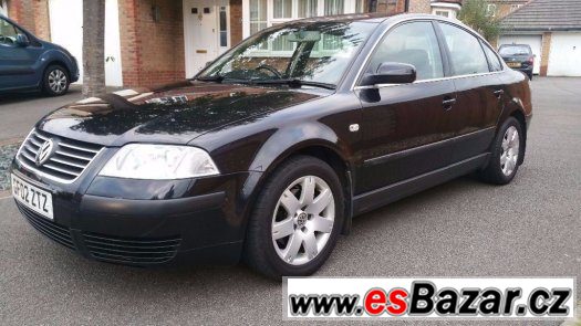 VW Passat 1.9 TDI 74 kw/100 k AUB sedan, černá met – fotografie 1