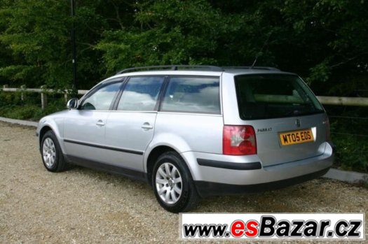 VW Passat 1.9 TDI 74 kw/100 k AUB sedan, černá met – fotografie 5