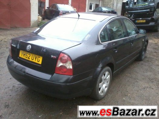 VW Passat 1.9 TDI 96 kw/130 k AVF sedan, černá met. – fotografie 4