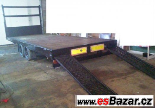 10.5t přívěs abs tandem 7.2m na 7.5t najezdy plachta – fotografie 2