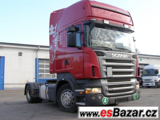 Scania R 420  - manuál, retarder – fotografie 1