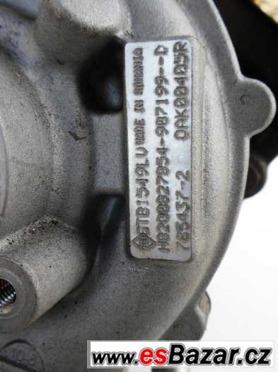 TURBO PRO VOZY RENAULT 2.0 DCI - 5 MĚS.V PROVOZU – fotografie 4