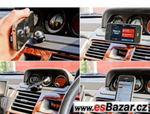 Magnetický držák navigace, mobilu až do  7´´ – fotografie 2