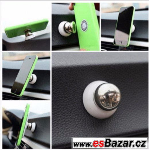 Univerzální magnetický držák navigace, mobilu, tabletu do 7´ – fotografie 2