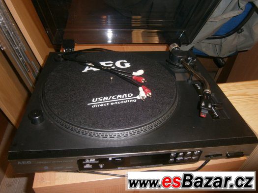 Gramofon AEG MC 4420 s nahráváním na USB – fotografie 2
