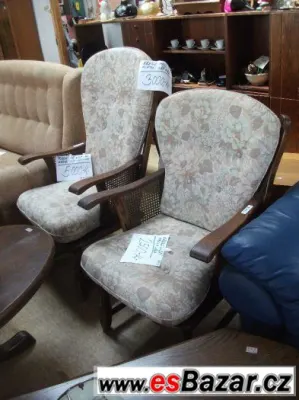 2x křeslo, cena za oba kusy 5.000,-Kč, lze koupit i samostat