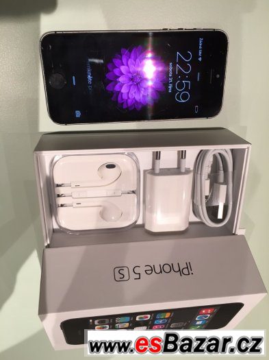 prodam iphone 5s 16GB, sedivy – fotografie 1