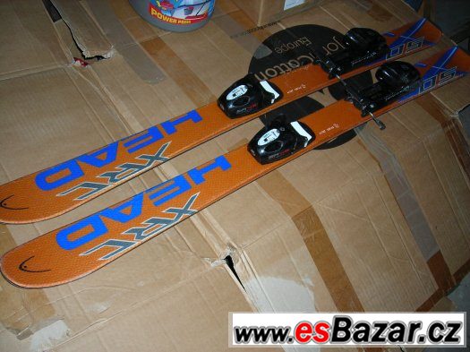 Prodám carvingové lyže zn.HEAD 107cm+ boty zn.NORDICA č.22,5 – fotografie 2