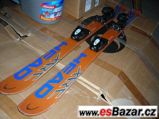 Prodám carvingové lyže zn.HEAD 107cm+ boty zn.NORDICA č.22,5 – fotografie 4
