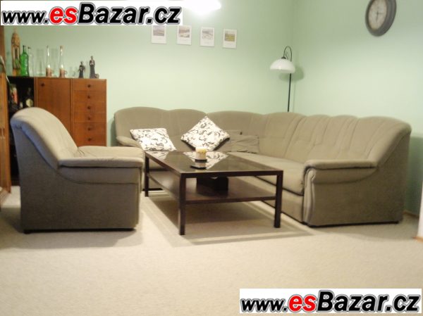 rozkládací rohová sedací souprava – fotografie 1