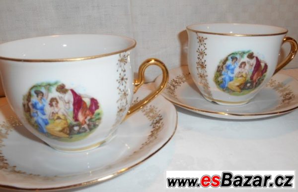 Porcelánový šálek s podšálkem  – fotografie 2