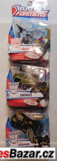 Sada tří Transformers Deluxe od Hasbro. – fotografie 1