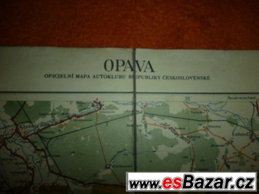 prodám tuto mapu – fotografie 2