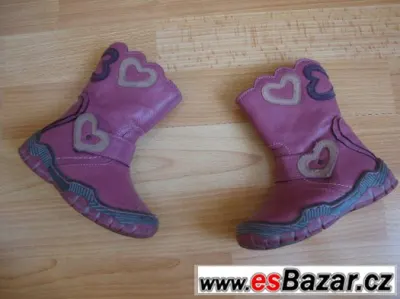 Zimní kozačky s kožíškem