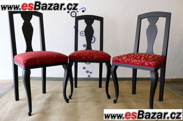 Tři starožitné židle po renovaci – fotografie 1