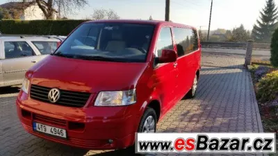 VW Transporter T5, 1,9 TDi, 7míst, Long
