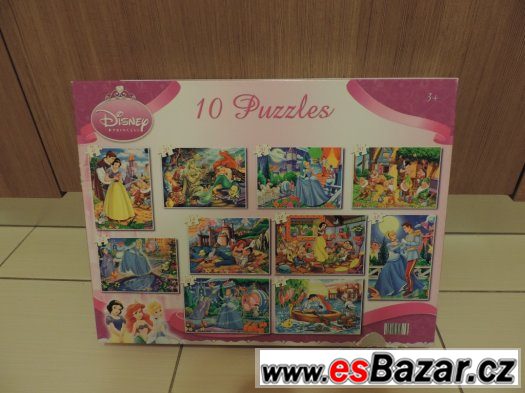 puzzle princezny 10 kusů – fotografie 1