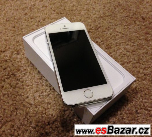Apple iPhone 5S stříbrný 16gb 2 roky starý TOP stav – fotografie 2