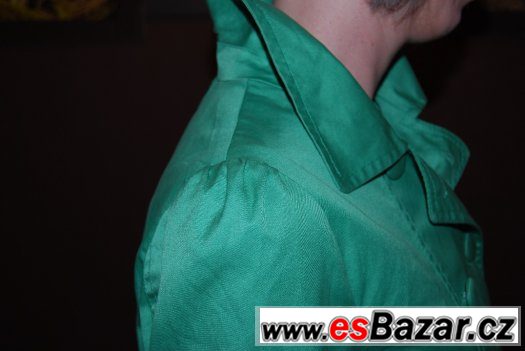 Elegantní zelený kabát vel. 40 – fotografie 4