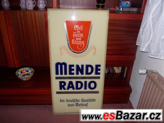 SKLO CEDULE RADIO MENDE – fotografie 1