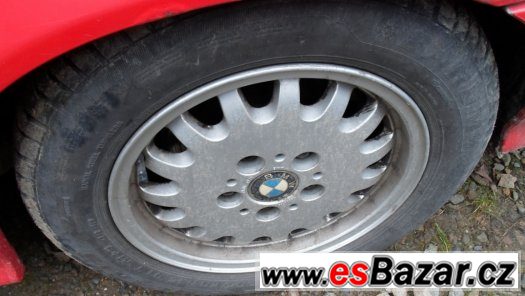 BMW - originální zimní hliníková kola 15" styl 6 - pneu 60% – fotografie 4