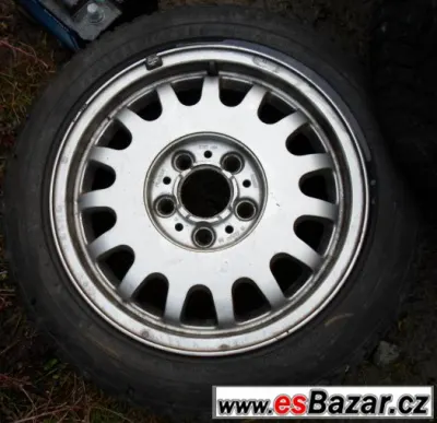 BMW - originální zimní hliníková kola 16" styl 6 - pneu 50%